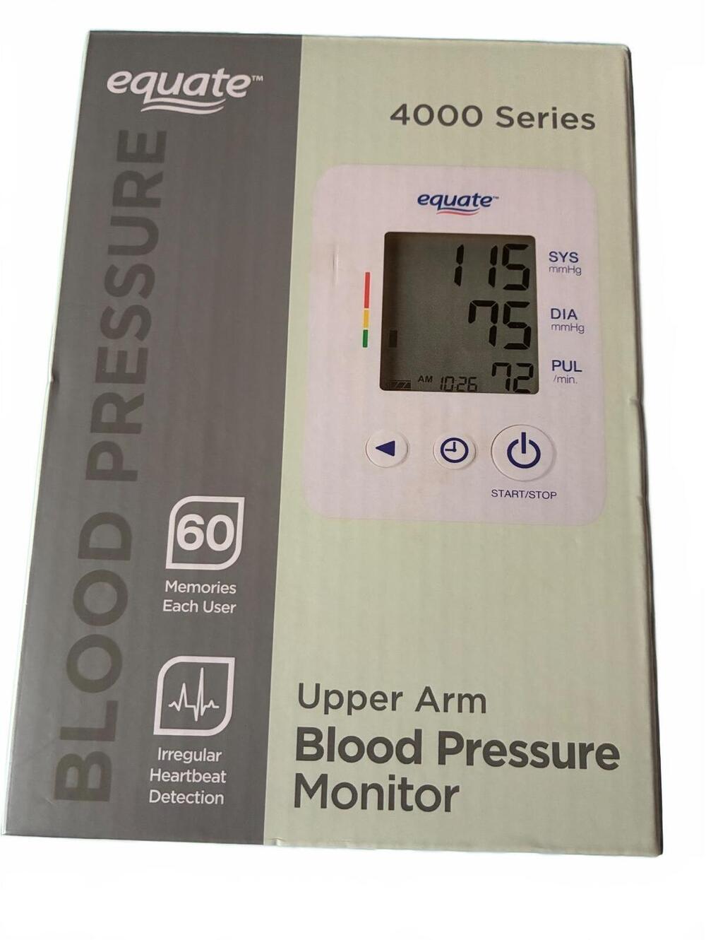Brand New Equate 4000 Series Upper Arm Blood Pressure Monitor